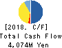 BroadBand Tower, Inc. Cash Flow Statement 2018年Dec期 BroadBand Tower, Inc. Cash Flow Statement 2018年12月期
