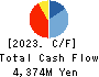 DAIEISANGYO Co., Ltd. Cash Flow Statement 2023年9月期