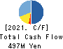 Wel-Dish.Incorporated Cash Flow Statement 2021年Mar期 Wel-Dish.Incorporated Cash Flow Statement 2021年3月期