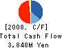 KOSUGI SANGYO CO.,LTD. Cash Flow Statement 2008年1月期