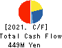 KAN-NANMARU CORPORATION Cash Flow Statement 2021年6月期