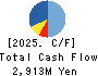 AVAL DATA CORPORATION Cash Flow Statement 2025年Mar期 AVAL DATA CORPORATION Cash Flow Statement 2025年3月期