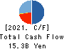 YAHAGI CONSTRUCTION CO.,LTD. Cash Flow Statement 2021年Mar期 YAHAGI CONSTRUCTION CO.,LTD. Cash Flow Statement 2021年3月期