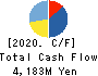 GOURMET KINEYA CO.,LTD. Cash Flow Statement 2020年3月期
