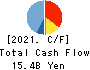 ARIAKE JAPAN Co.,Ltd. Cash Flow Statement 2021年Mar期 ARIAKE JAPAN Co.,Ltd. Cash Flow Statement 2021年3月期