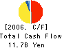 TOSHIBA CERAMICS CO., LTD. Cash Flow Statement 2006年3月期