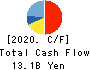 TOKYOTOKEIBA CO.,LTD. Cash Flow Statement 2020年12月期