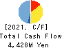 OZU CORPORATION Cash Flow Statement 2021年5月期