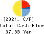 KYOEI STEEL LTD. Cash Flow Statement 2021年3月期