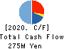 Global Information,Inc. Cash Flow Statement 2020年12月期