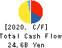 KYORITSU MAINTENANCE CO.,LTD. Cash Flow Statement 2020年Mar期 KYORITSU MAINTENANCE CO.,LTD. Cash Flow Statement 2020年3月期