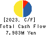 HURXLEY CORPORATION Cash Flow Statement 2023年Mar期 HURXLEY CORPORATION Cash Flow Statement 2023年3月期