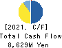 AEON Fantasy Co.,LTD. Cash Flow Statement 2021年2月期