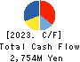 NEW ART HOLDINGS Co., Ltd. Cash Flow Statement 2023年Mar期 NEW ART HOLDINGS Co., Ltd. Cash Flow Statement 2023年3月期