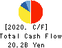 FUKUDA DENSHI CO.,LTD. Cash Flow Statement 2020年Mar期 FUKUDA DENSHI CO.,LTD. Cash Flow Statement 2020年3月期