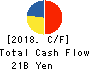 TOKAI Holdings Corporation Cash Flow Statement 2018年3月期