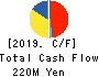 SHANON Inc. Cash Flow Statement 2019年10月期