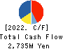 Daiseki Eco. Solution Co.,Ltd. Cash Flow Statement 2022年2月期