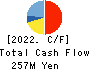 Dawn Corporation Cash Flow Statement 2022年5月期