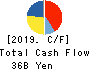 Sumitomo Osaka Cement Co.,Ltd. Cash Flow Statement 2019年3月期