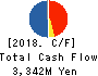 NFC Holdings,Inc. Cash Flow Statement 2018年3月期