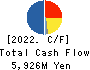 Aichi Tokei Denki Co.,Ltd. Cash Flow Statement 2022年3月期