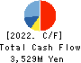 Subaru Enterprise Co.,Ltd. Cash Flow Statement 2022年1月期