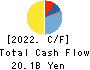 DaikyoNishikawa Corporation Cash Flow Statement 2022年3月期