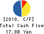 SHiDAX CORPORATION Cash Flow Statement 2018年3月期
