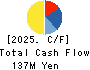 Sanyodo Holdings Inc. Cash Flow Statement 2025年3月期