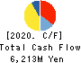 KONDOTEC INC. Cash Flow Statement 2020年Mar期 KONDOTEC INC. Cash Flow Statement 2020年3月期