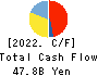 AT-Group Co.,Ltd. Cash Flow Statement 2022年3月期
