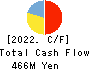 Innovation Inc. Cash Flow Statement 2022年3月期