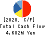 YAMAICHI ELECTRONICS CO.,LTD. Cash Flow Statement 2020年Mar期 YAMAICHI ELECTRONICS CO.,LTD. Cash Flow Statement 2020年3月期