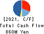 ICHIKEN Co.,Ltd. Cash Flow Statement 2021年Mar期 ICHIKEN Co.,Ltd. Cash Flow Statement 2021年3月期