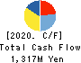 F&M CO.,LTD. Cash Flow Statement 2020年3月期
