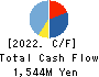 UP GARAGE GROUP Co., Ltd. Cash Flow Statement 2022年Mar期 UP GARAGE GROUP Co., Ltd. Cash Flow Statement 2022年3月期