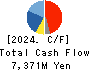 ANEST IWATA Corporation Cash Flow Statement 2024年Mar期 ANEST IWATA Corporation Cash Flow Statement 2024年3月期