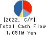 MORIO DENKI CO.,LTD. Cash Flow Statement 2022年3月期