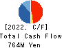 JAPAN SYSTEMBANK CORPORATION Cash Flow Statement 2022年6月期