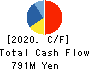 TAKAYOSHI Holdings, INC. Cash Flow Statement 2020年9月期