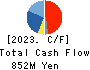 Ubicom Holdings, Inc. Cash Flow Statement 2023年Mar期 Ubicom Holdings, Inc. Cash Flow Statement 2023年3月期