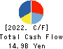 NITTO KOGYO CORPORATION Cash Flow Statement 2022年3月期