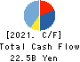 AZ-COM MARUWA Holdings Inc. Cash Flow Statement 2021年Mar期 AZ-COM MARUWA Holdings Inc. Cash Flow Statement 2021年3月期