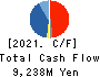 Noevir Holdings Co., Ltd. Cash Flow Statement 2021年9月期