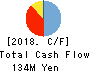 DNA Chip Research Inc. Cash Flow Statement 2018年3月期