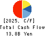 FJ NEXT HOLDINGS CO., LTD. Cash Flow Statement 2025年Mar期 FJ NEXT HOLDINGS CO., LTD. Cash Flow Statement 2025年3月期