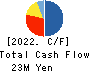 OMNI-PLUS SYSTEM LIMITED Cash Flow Statement 2022年3月期