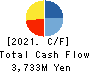 TAKUMA CO.,LTD. Cash Flow Statement 2021年3月期