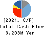 Cookpad Inc. Cash Flow Statement 2021年12月期